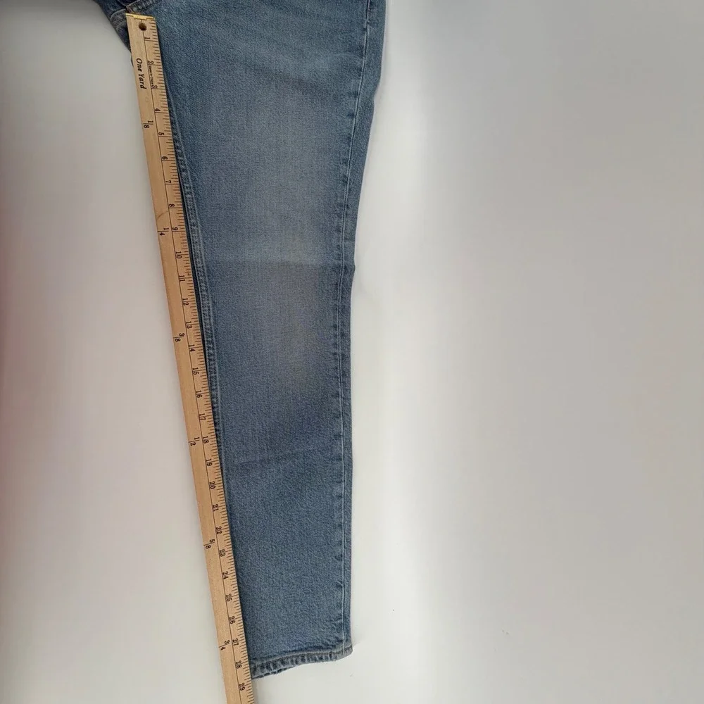 Polo Ralph Lauren The Tompkins Mid Rise Skinny Jeans Light Wash Blu Size 31 NWOT